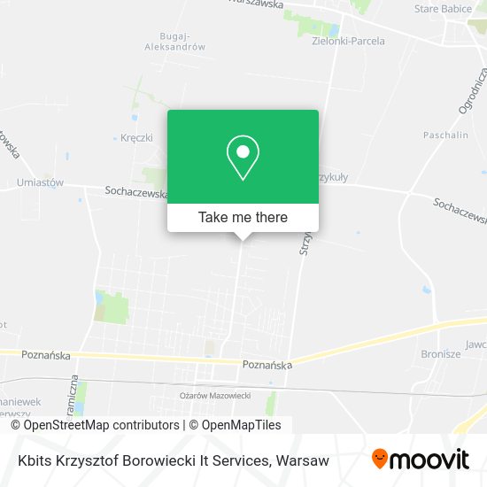 Kbits Krzysztof Borowiecki It Services map