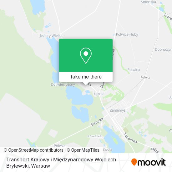 Transport Krajowy i Międzynarodowy Wojciech Brylewski map