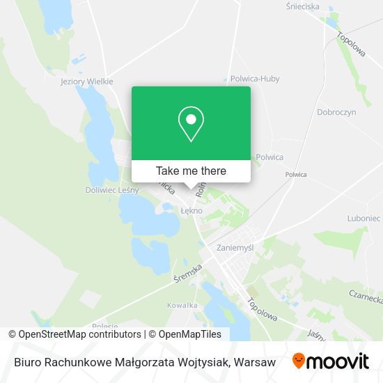 Biuro Rachunkowe Małgorzata Wojtysiak map