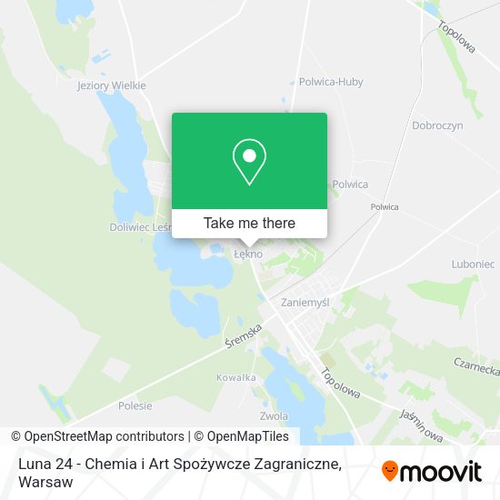 Luna 24 - Chemia i Art Spożywcze Zagraniczne map