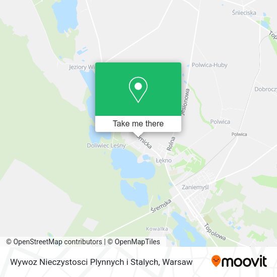 Wywoz Nieczystosci Plynnych i Stalych map