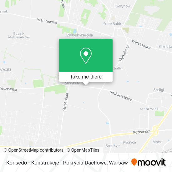 Konsedo - Konstrukcje i Pokrycia Dachowe map