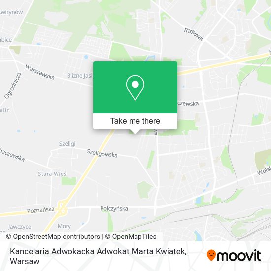 Kancelaria Adwokacka Adwokat Marta Kwiatek map