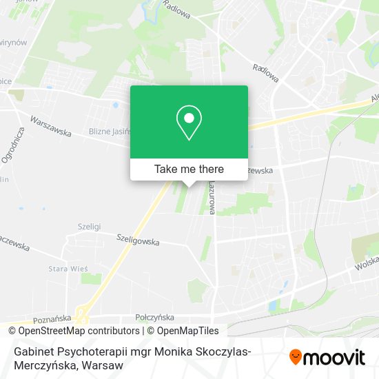 Gabinet Psychoterapii mgr Monika Skoczylas- Merczyńska map