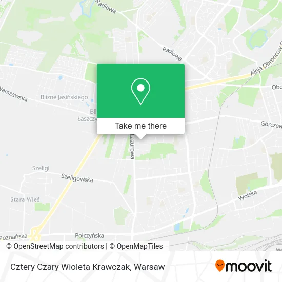 Cztery Czary Wioleta Krawczak map