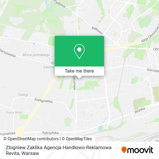 Zbigniew Zaklika Agencja Handlowo-Reklamowa Revita map