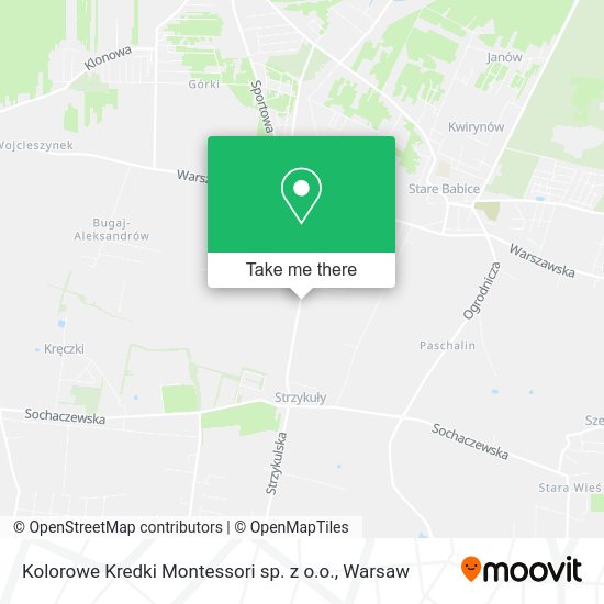 Kolorowe Kredki Montessori sp. z o.o. map