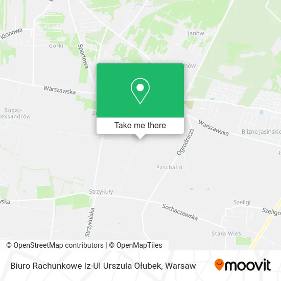 Biuro Rachunkowe Iz-Ul Urszula Ołubek map