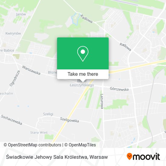 Świadkowie Jehowy Sala Królestwa map