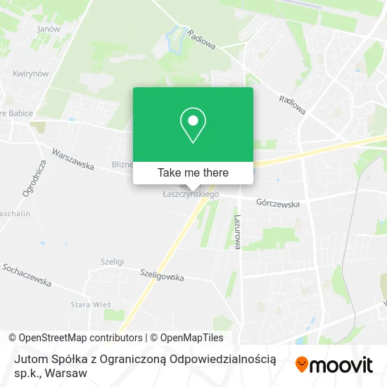 Карта Jutom Spółka z Ograniczoną Odpowiedzialnością sp.k.