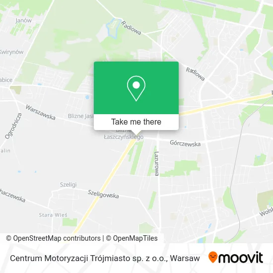Карта Centrum Motoryzacji Trójmiasto sp. z o.o.