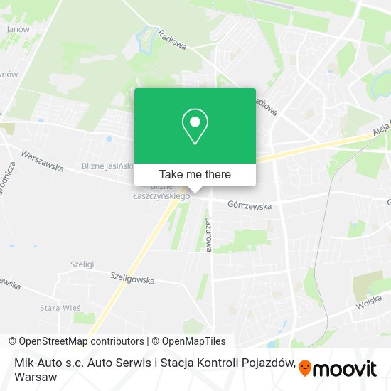 Mik-Auto s.c. Auto Serwis i Stacja Kontroli Pojazdów map