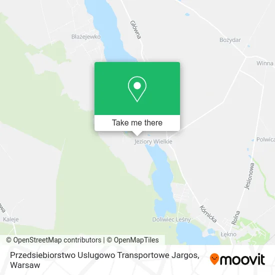 Карта Przedsiebiorstwo Uslugowo Transportowe Jargos
