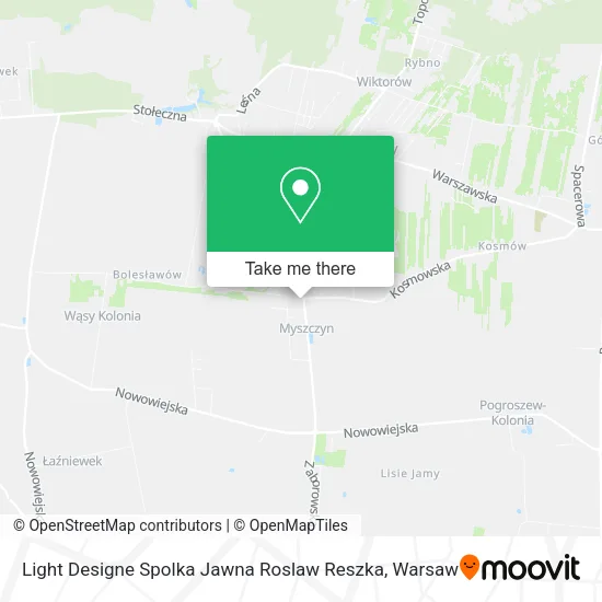 Light Designe Spolka Jawna Roslaw Reszka map