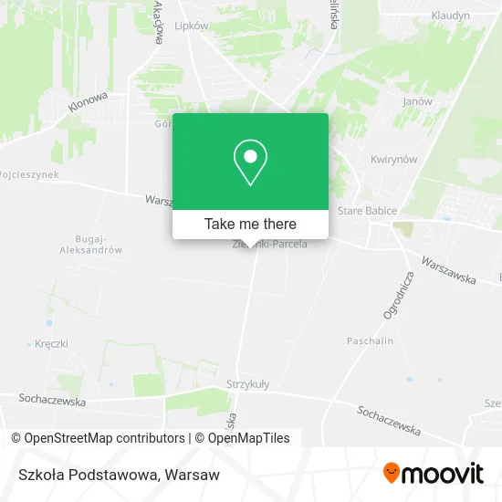 Карта Szkoła Podstawowa