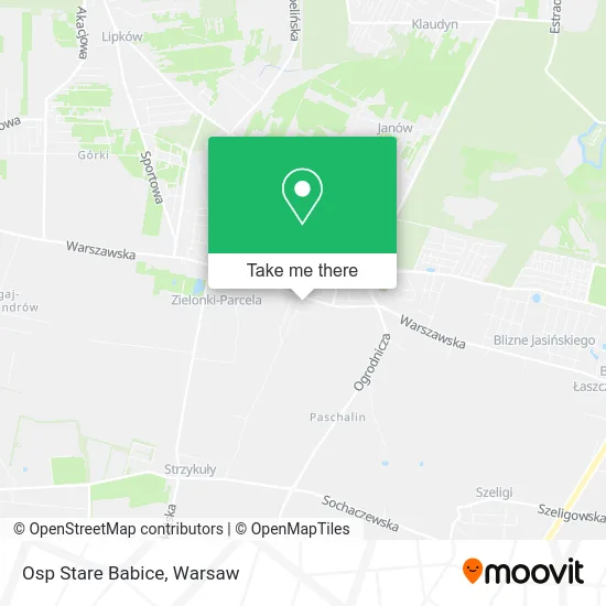 Osp Stare Babice map