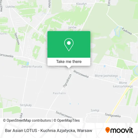 Bar Asian LOTUS - Kuchnia Azjatycka map