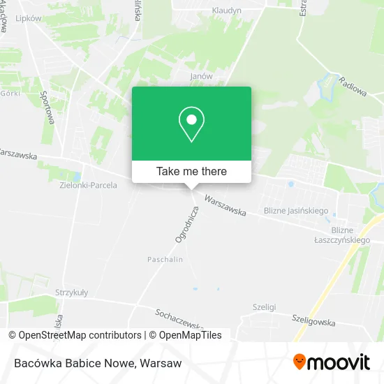 Bacówka Babice Nowe map