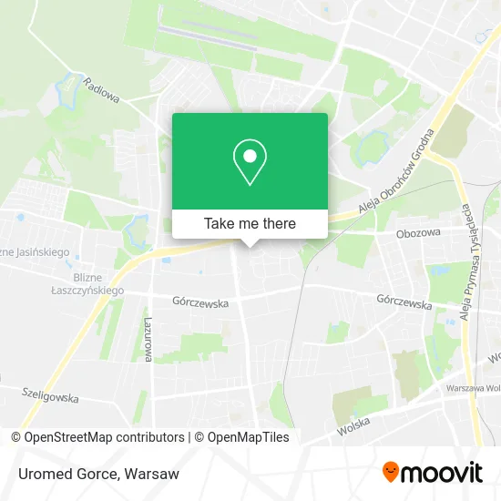 Uromed Gorce map