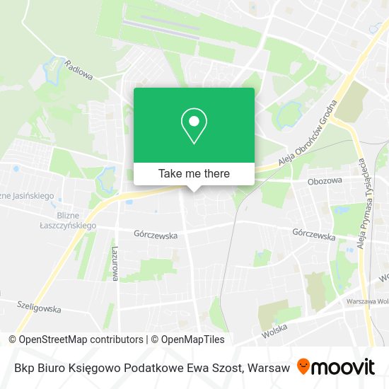 Bkp Biuro Księgowo Podatkowe Ewa Szost map