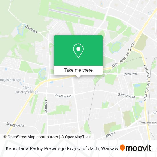 Kancelaria Radcy Prawnego Krzysztof Jach map