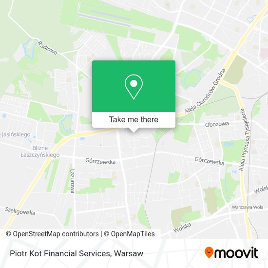 Piotr Kot Financial Services map