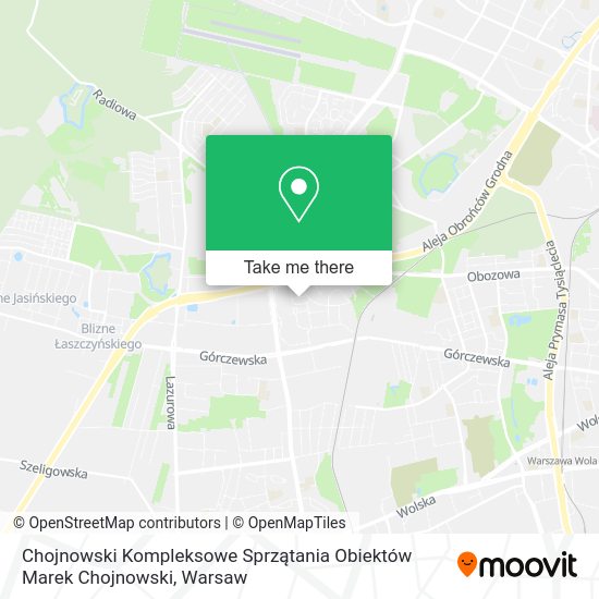 Chojnowski Kompleksowe Sprzątania Obiektów Marek Chojnowski map