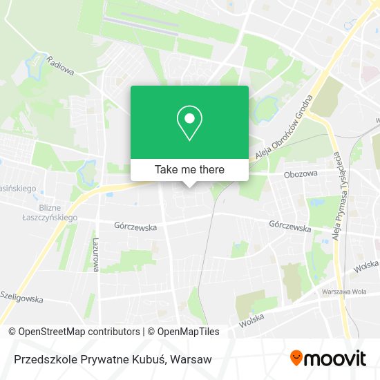 Przedszkole Prywatne Kubuś map