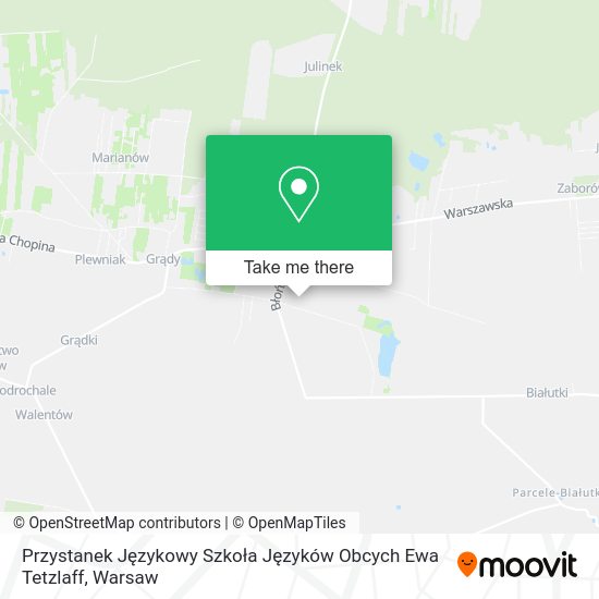 Przystanek Językowy Szkoła Języków Obcych Ewa Tetzlaff map