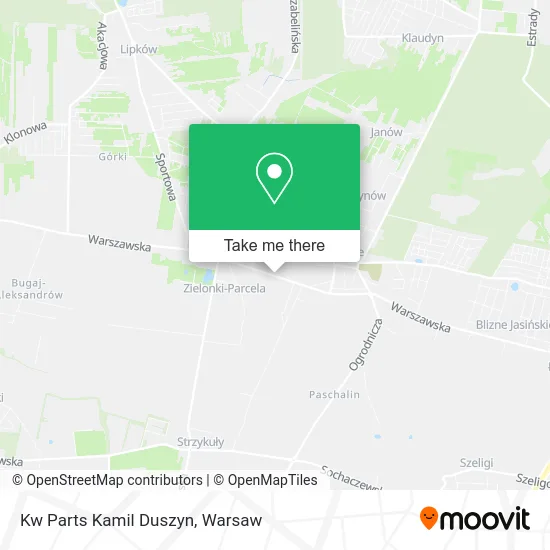 Карта Kw Parts Kamil Duszyn