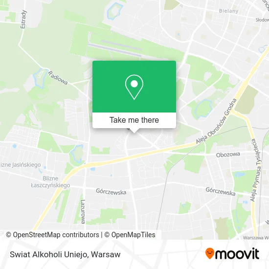 Карта Swiat Alkoholi Uniejo