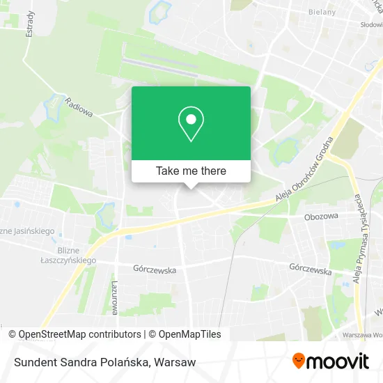 Sundent Sandra Polańska map
