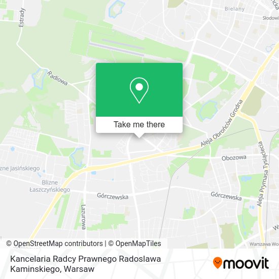 Kancelaria Radcy Prawnego Radoslawa Kaminskiego map