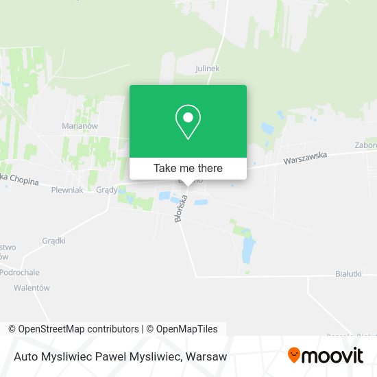 Карта Auto Mysliwiec Pawel Mysliwiec