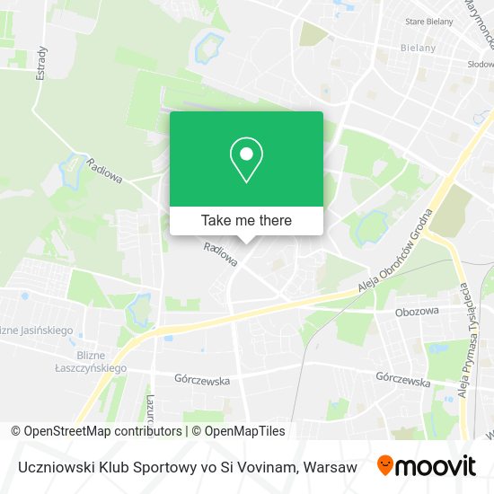 Uczniowski Klub Sportowy vo Si Vovinam map