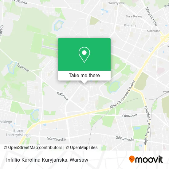 Infillio Karolina Kuryjańska map