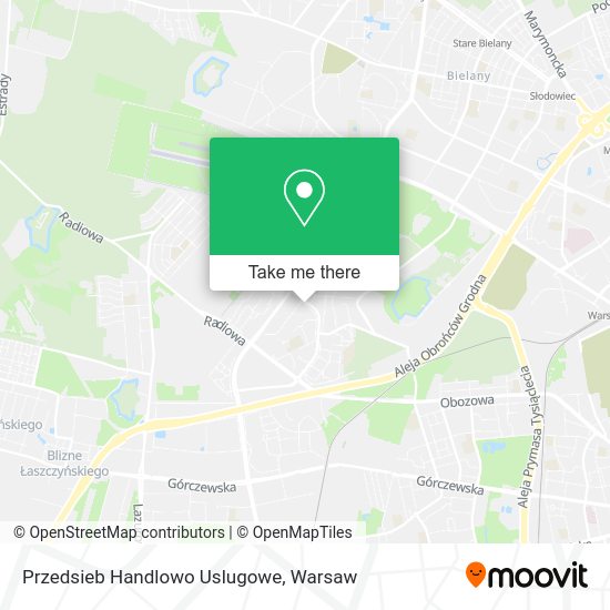 Przedsieb Handlowo Uslugowe map