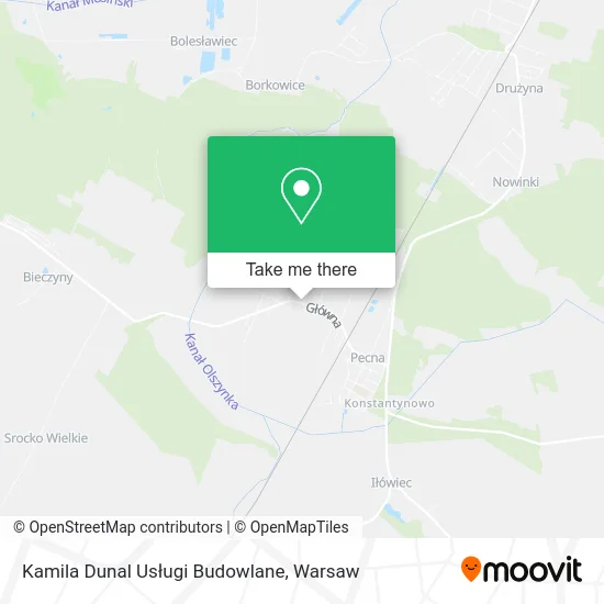 Карта Kamila Dunal Usługi Budowlane