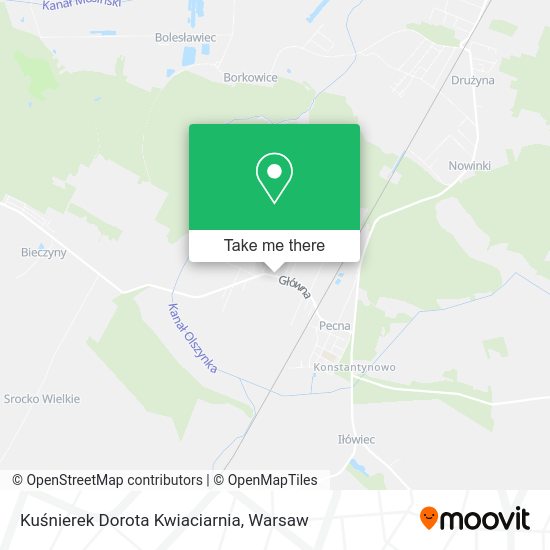 Kuśnierek Dorota Kwiaciarnia map