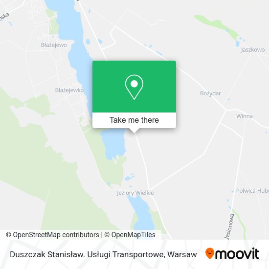 Duszczak Stanisław. Usługi Transportowe map