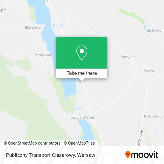 Карта Publiczny Transport Ciezarowy