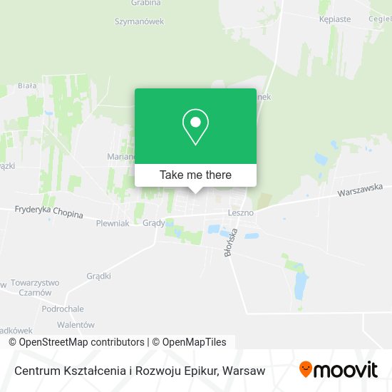 Centrum Kształcenia i Rozwoju Epikur map