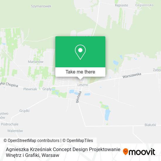 Agnieszka Krześniak Concept Design Projektowanie Wnętrz i Grafiki map