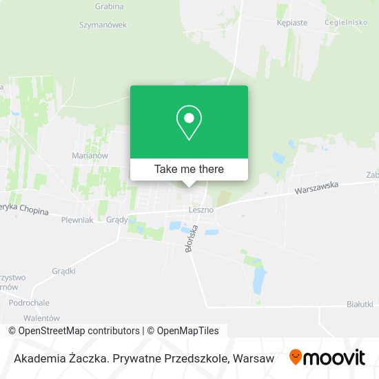 Akademia Żaczka. Prywatne Przedszkole map