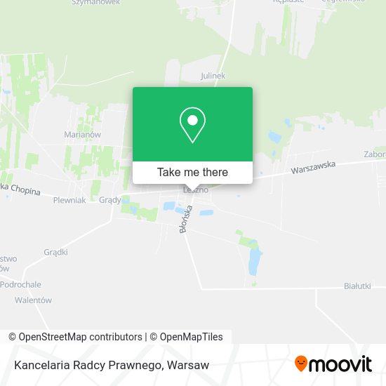 Kancelaria Radcy Prawnego map