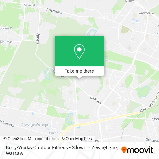 Body-Works Outdoor Fitness - Siłownie Zewnętrzne map