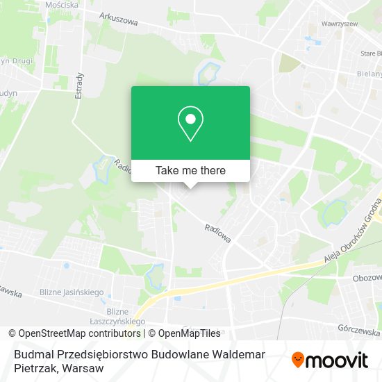 Budmal Przedsiębiorstwo Budowlane Waldemar Pietrzak map