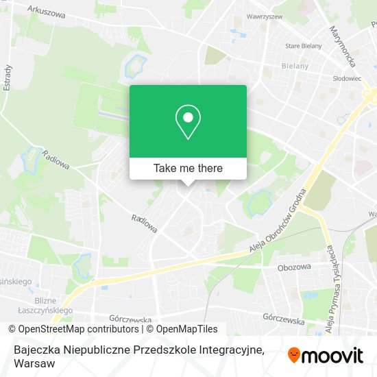 Bajeczka Niepubliczne Przedszkole Integracyjne map