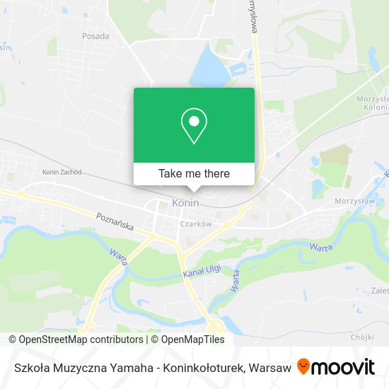 Szkoła Muzyczna Yamaha - Koninkołoturek map