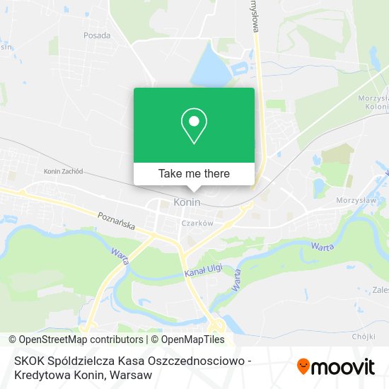 Карта SKOK Spóldzielcza Kasa Oszczednosciowo - Kredytowa Konin